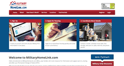 Desktop Screenshot of militaryhomelink.com